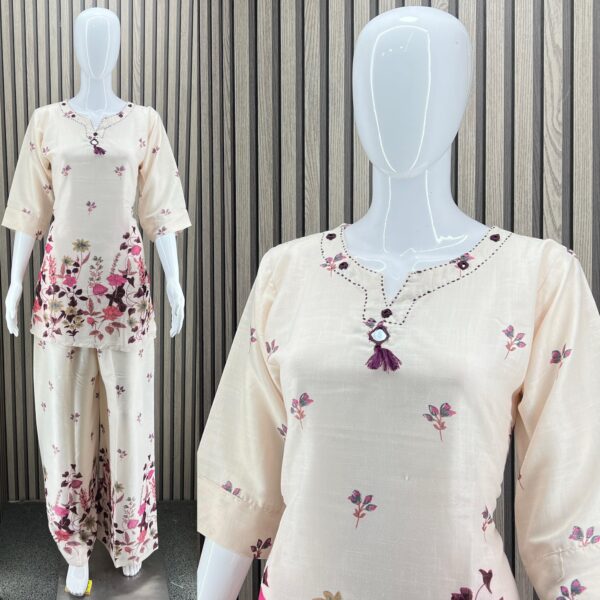1.Top Pant Co-ord set Fabric : Cotton