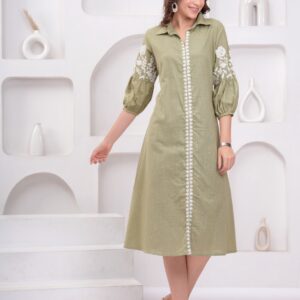 1.One Piece Dress, Ingredient : Cotton