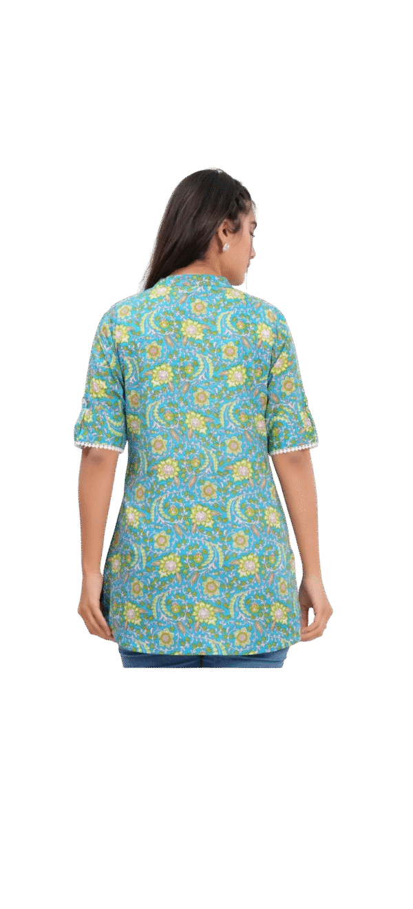 1,Sleeves Printed, Woman Top - Image 2