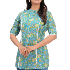 1,Sleeves Printed, Woman Top